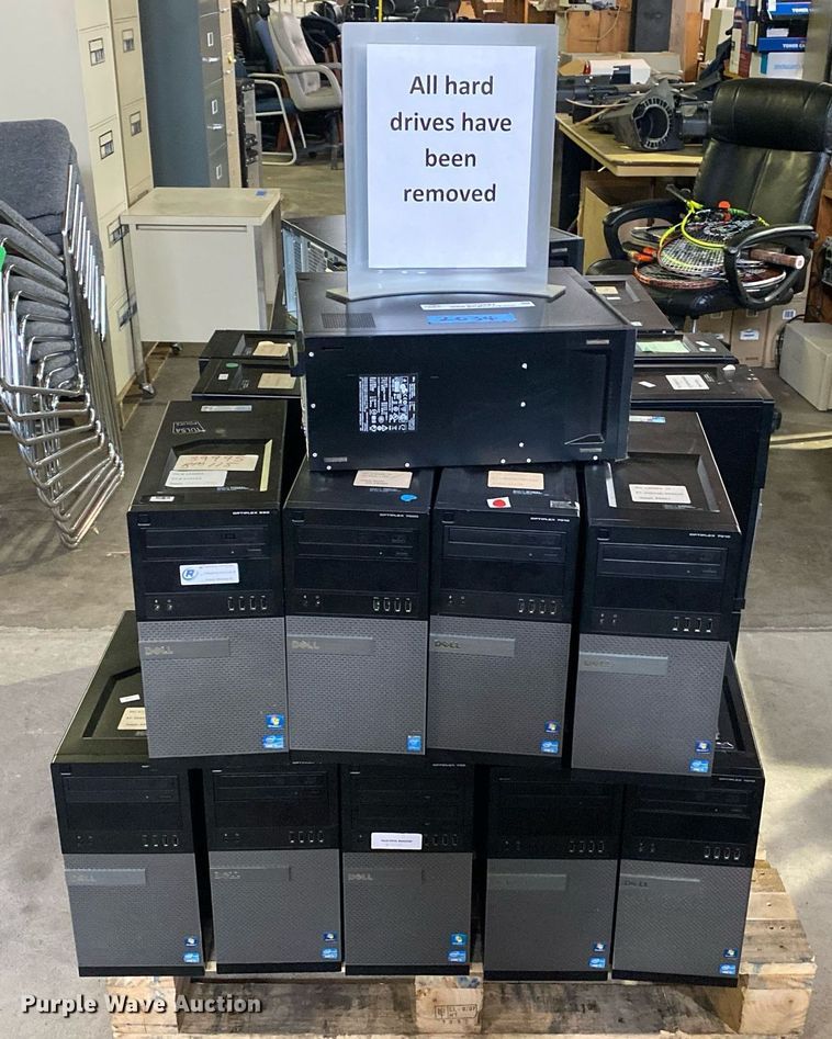 image for item KV9527 Approximately 28 Dell Optiplex CPUs