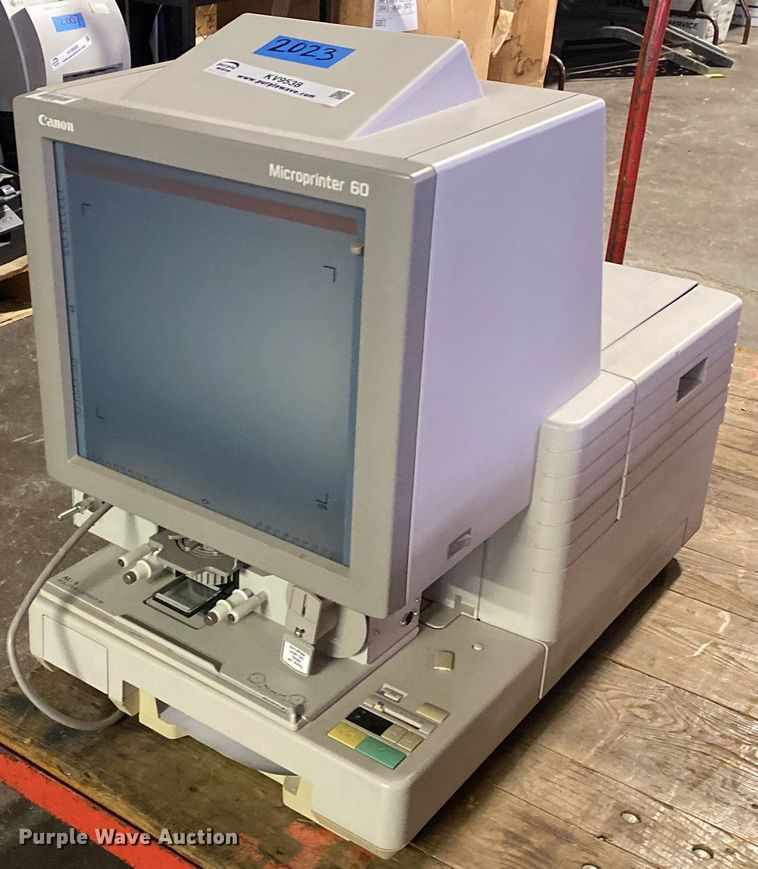 image for item KV9538 Canon M32044 Microprinter 60  microfilm scanner