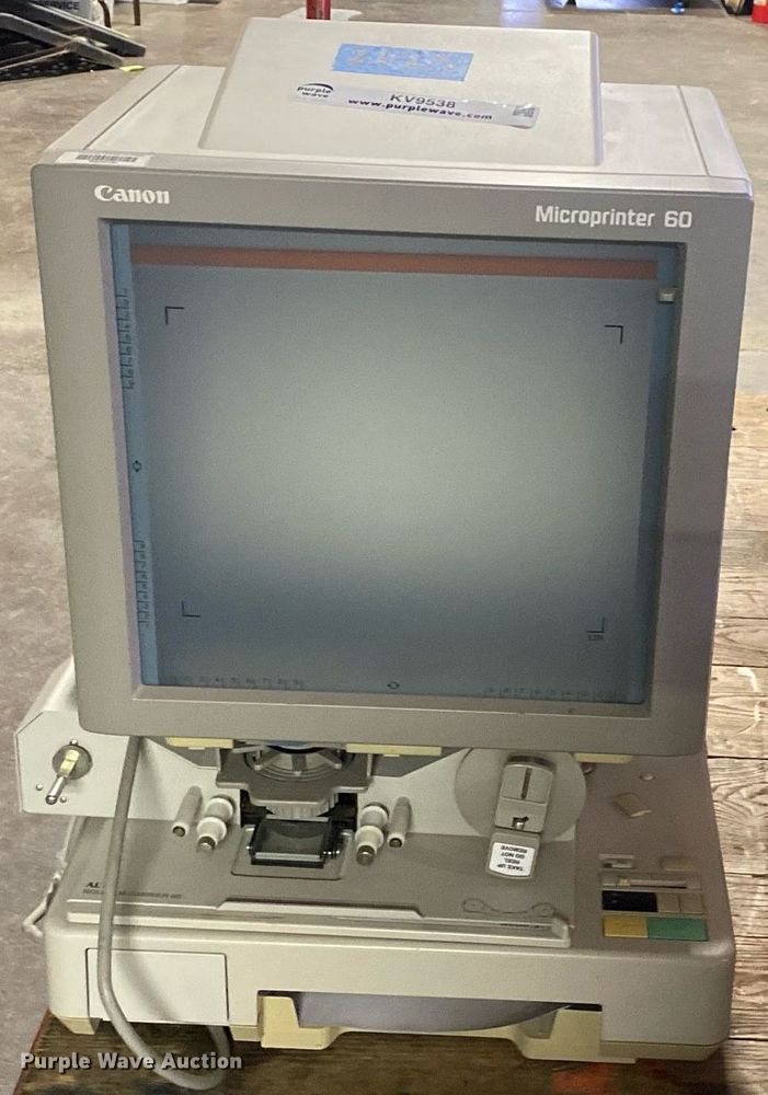 image for item KV9538 Canon M32044 Microprinter 60  microfilm scanner