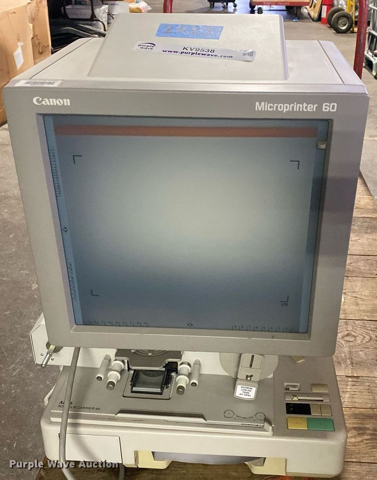 image for item KV9538 Canon M32044 Microprinter 60  microfilm scanner