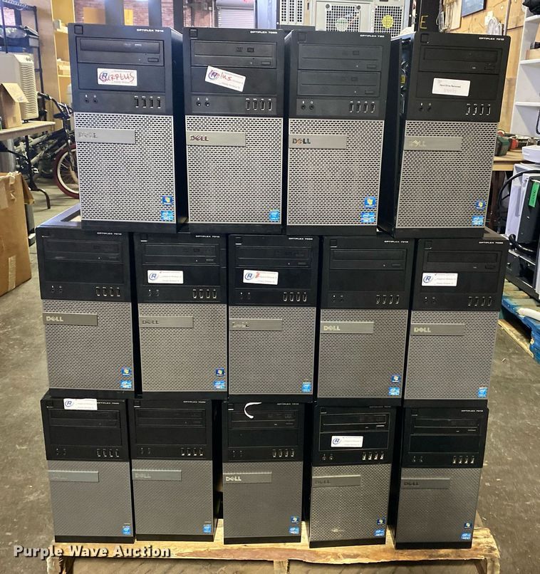 image for item KV9551 Approximately 41 Dell Optiplex CPUs