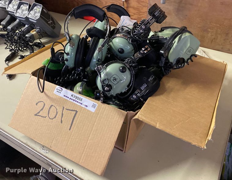 image for item KV9555 Approximately 13 David Clark aviation headsets