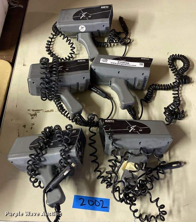 image for item KV9556 (5) MPH Z15 radars