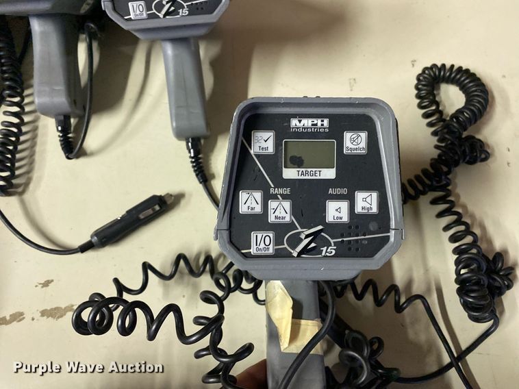 image for item KV9556 (5) MPH Z15 radars