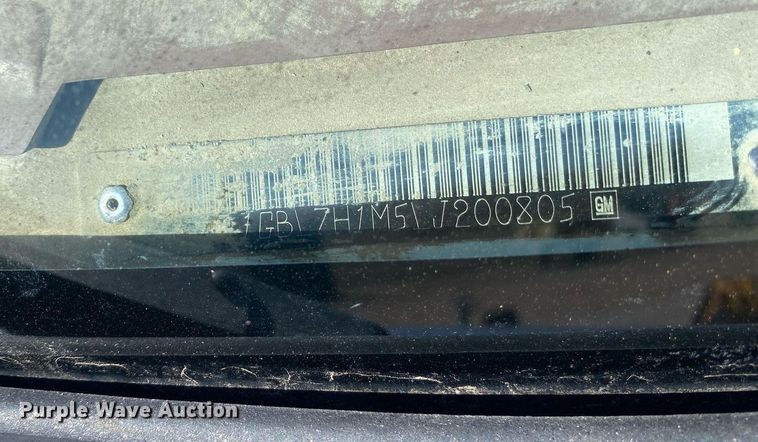 image for item KV9578 1990 Chevrolet C70  water truck