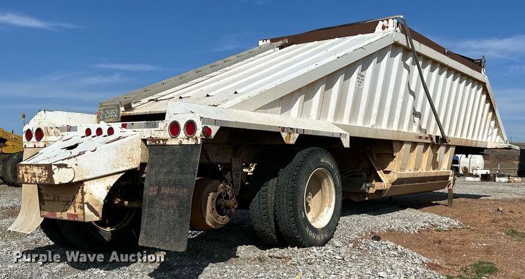 image for item KV9580 2007 CTS NDT-40  bottom dump trailer