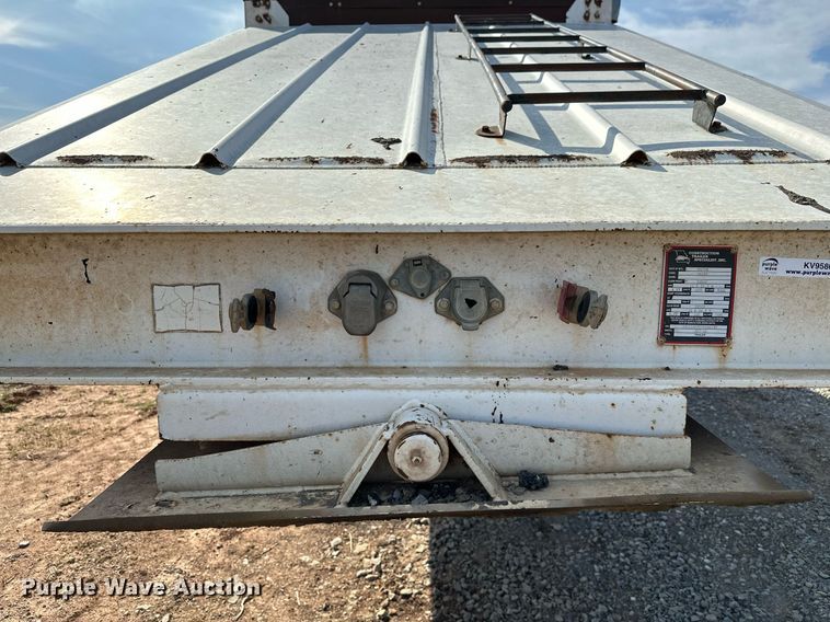 image for item KV9580 2007 CTS NDT-40  bottom dump trailer