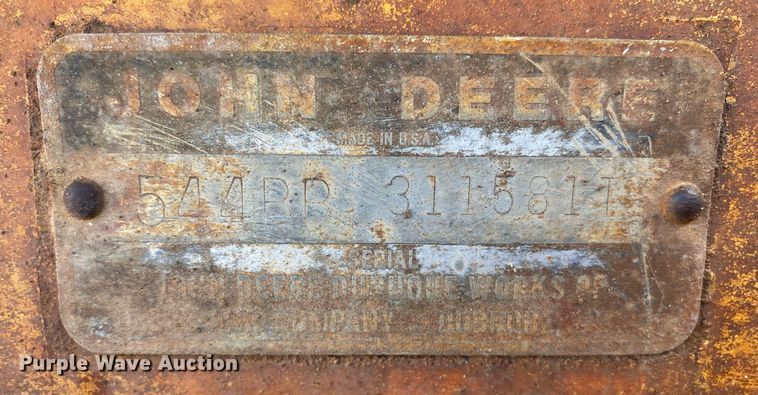 image for item KV9589 1979 John Deere 544B  wheel loader