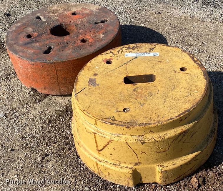 image for item KV9593 (2) tractor wheel weights