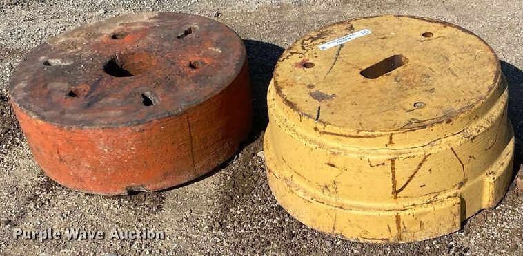 image for item KV9593 (2) tractor wheel weights