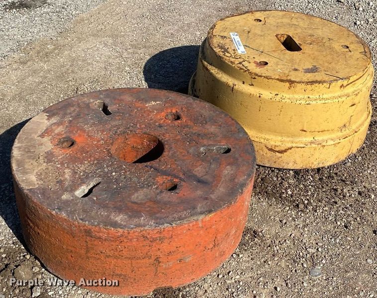 image for item KV9593 (2) tractor wheel weights