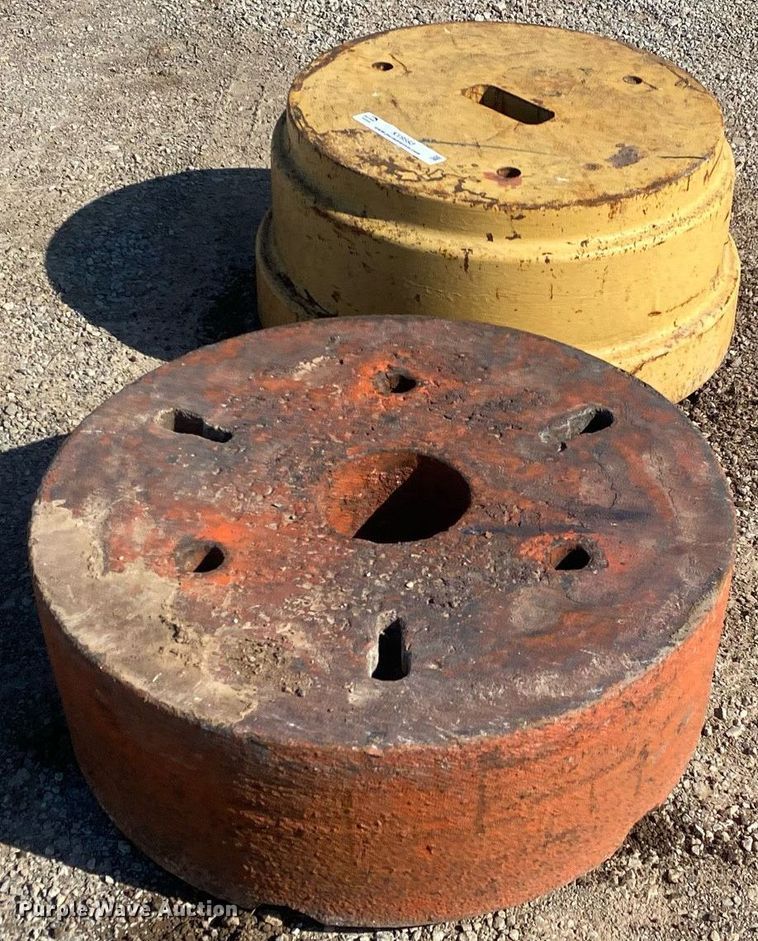 image for item KV9593 (2) tractor wheel weights