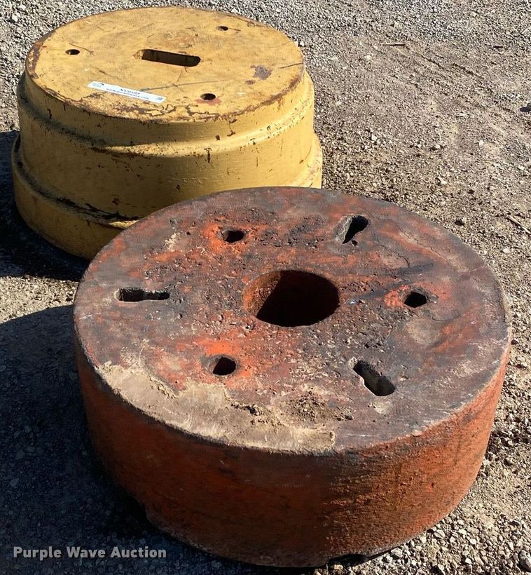 image for item KV9593 (2) tractor wheel weights