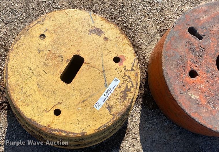 image for item KV9593 (2) tractor wheel weights