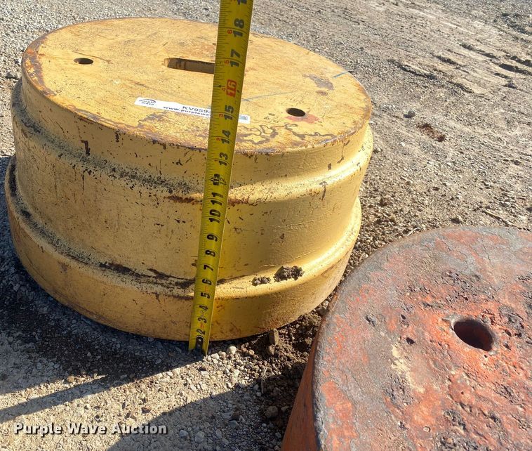 image for item KV9593 (2) tractor wheel weights