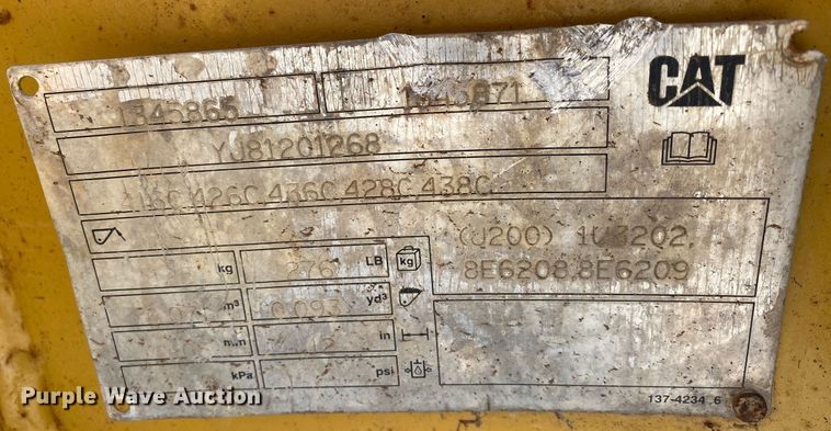 image for item KV9597 Caterpillar  excavator bucket