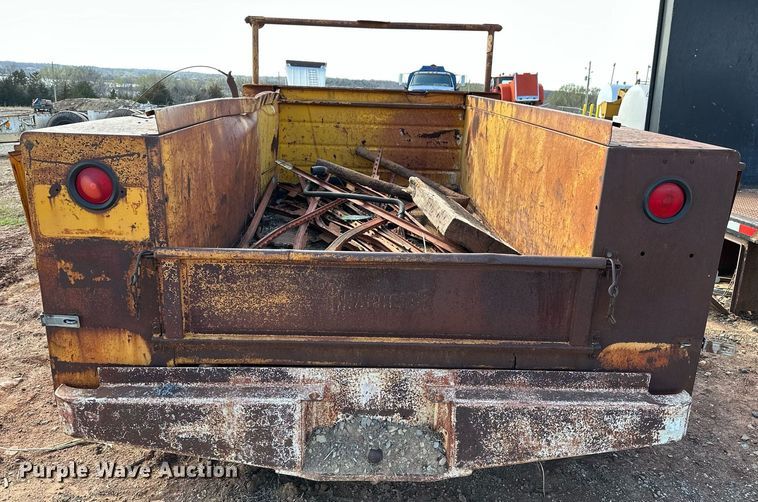 image for item KV9605 Shop built  utility bed trailer