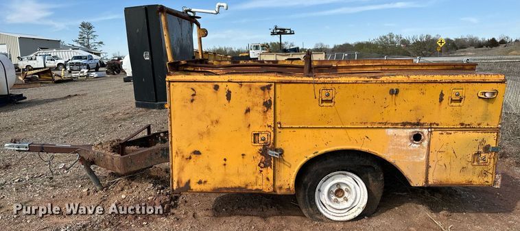 image for item KV9605 Shop built  utility bed trailer