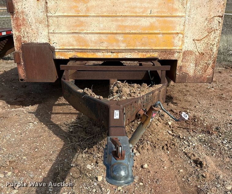 image for item KV9605 Shop built  utility bed trailer