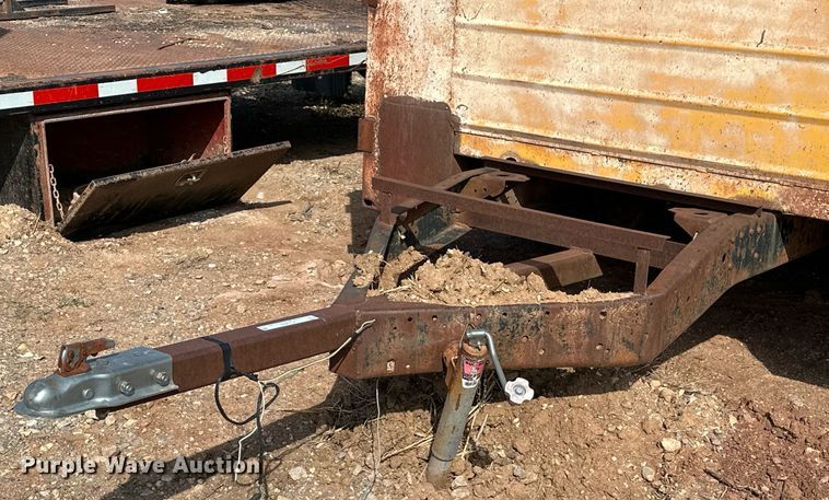 image for item KV9605 Shop built  utility bed trailer