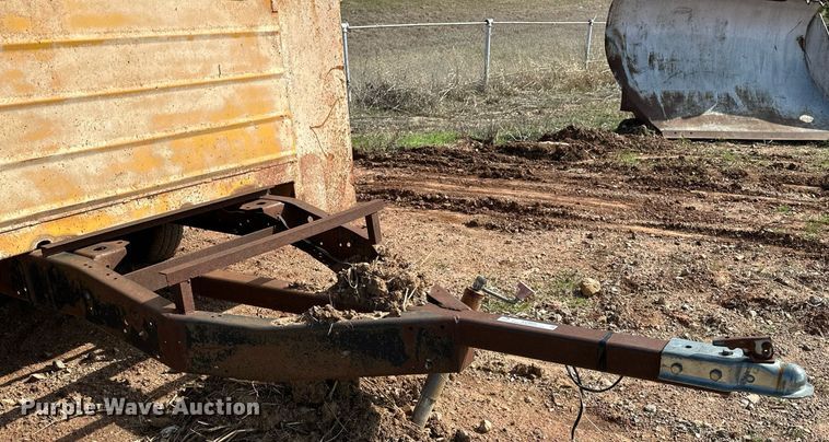 image for item KV9605 Shop built  utility bed trailer