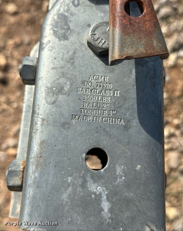 image for item KV9605 Shop built  utility bed trailer