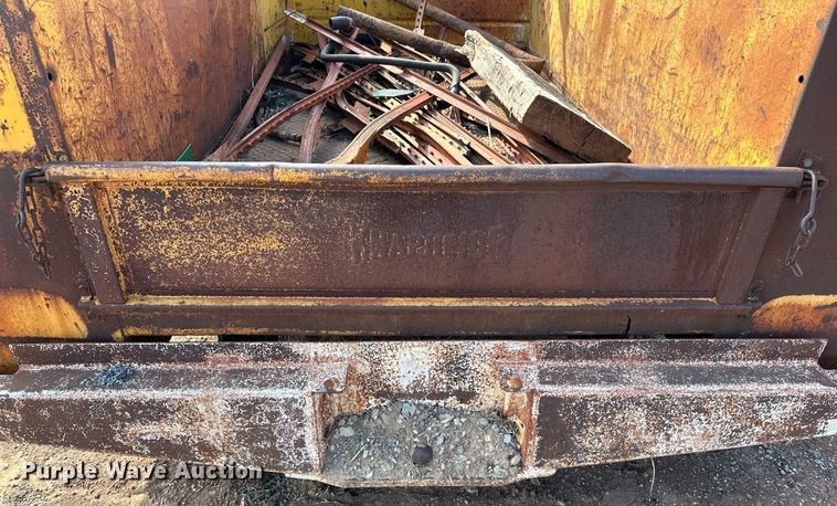 image for item KV9605 Shop built  utility bed trailer