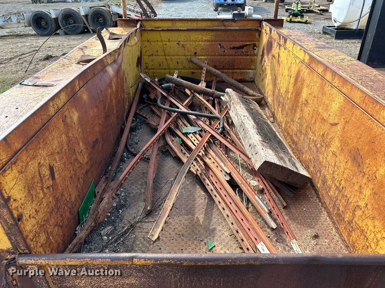 image for item KV9605 Shop built  utility bed trailer