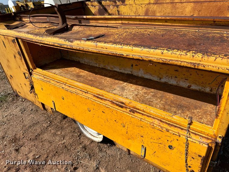 image for item KV9605 Shop built  utility bed trailer