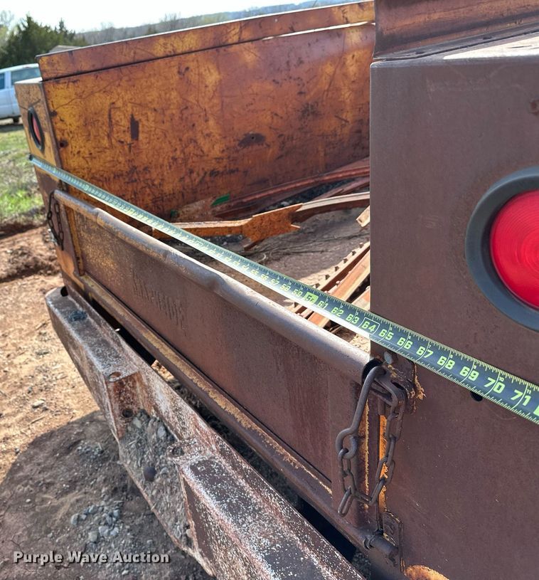 image for item KV9605 Shop built  utility bed trailer