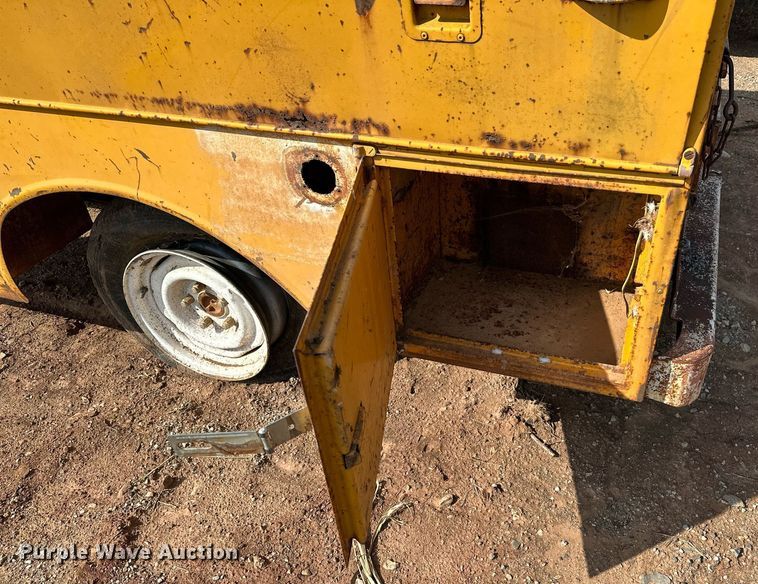 image for item KV9605 Shop built  utility bed trailer