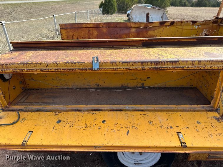 image for item KV9605 Shop built  utility bed trailer