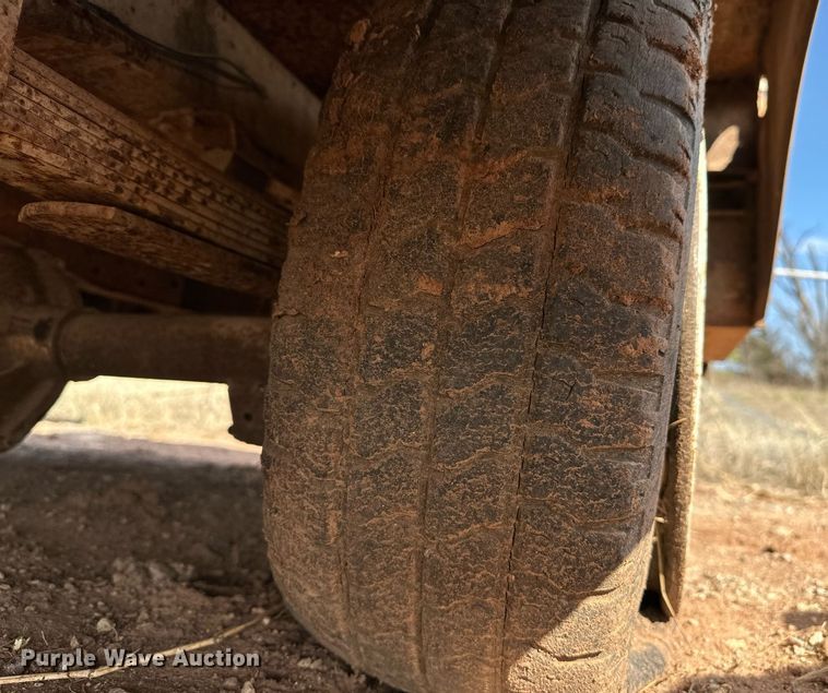 image for item KV9605 Shop built  utility bed trailer