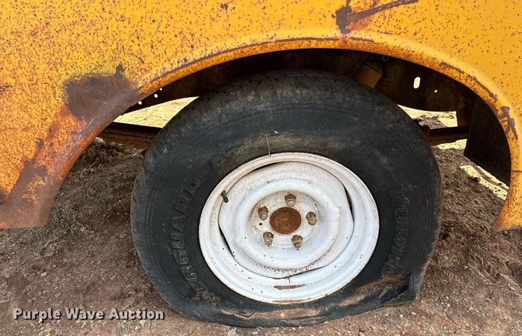 image for item KV9605 Shop built  utility bed trailer