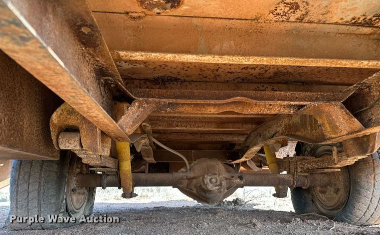 image for item KV9605 Shop built  utility bed trailer