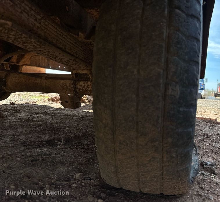 image for item KV9605 Shop built  utility bed trailer