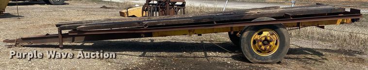 image for item KV9609 Shop built  utility trailer