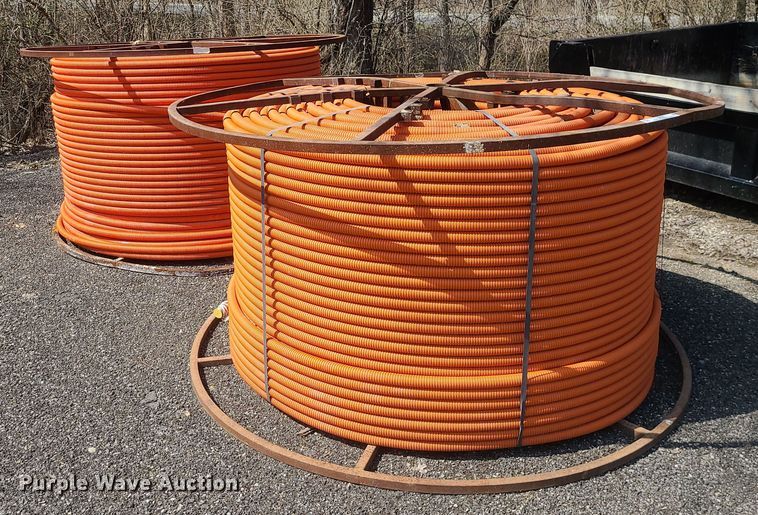 image for item LI9025 (2) spools of 1 1/4" electrical conduit