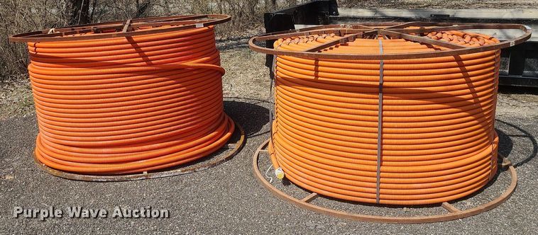 image for item LI9025 (2) spools of 1 1/4" electrical conduit