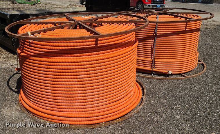 image for item LI9025 (2) spools of 1 1/4" electrical conduit