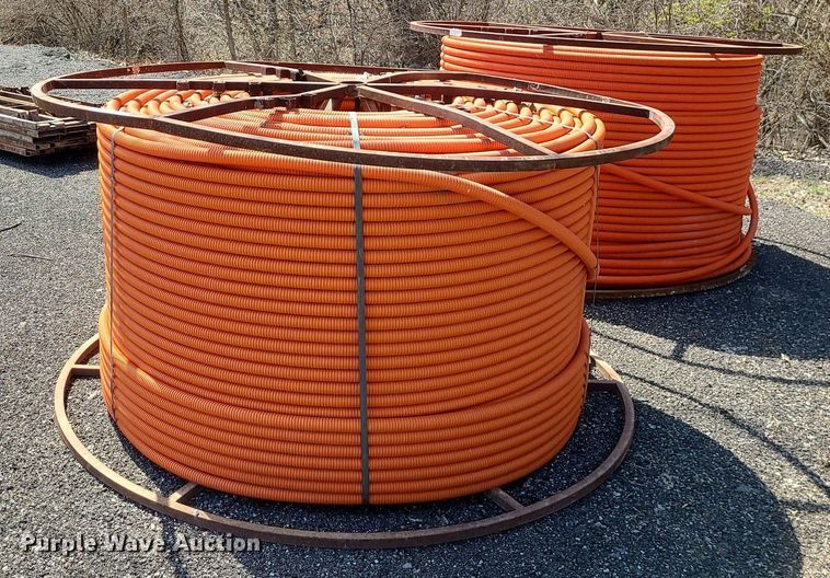 image for item LI9025 (2) spools of 1 1/4" electrical conduit