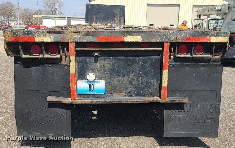 image for item LI9036 1973 Dorsey  flatbed trailer