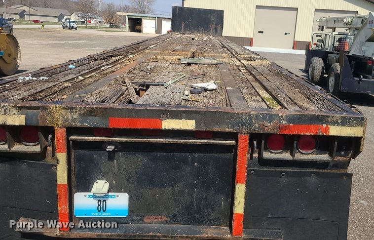 image for item LI9036 1973 Dorsey  flatbed trailer