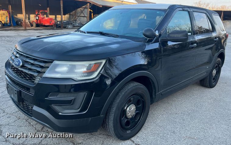image for item LI9555 2017 Ford Explorer Police Interceptor  SUV