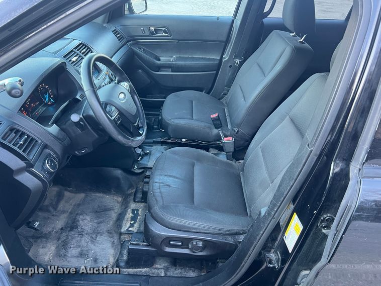 image for item LI9555 2017 Ford Explorer Police Interceptor  SUV