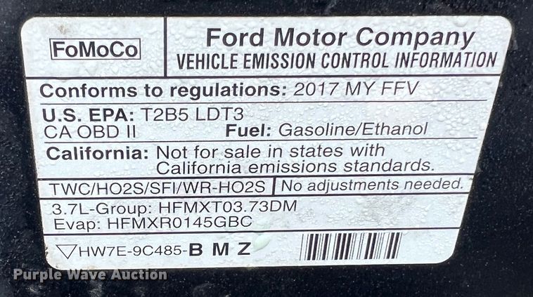 image for item LI9555 2017 Ford Explorer Police Interceptor  SUV