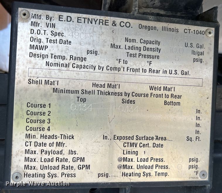 image for item LI9563 2004 Chevrolet C7500  oil distributor truck