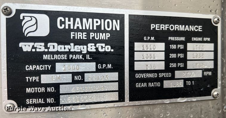 image for item LI9571 1995 Freightliner FL70  pumper fire truck