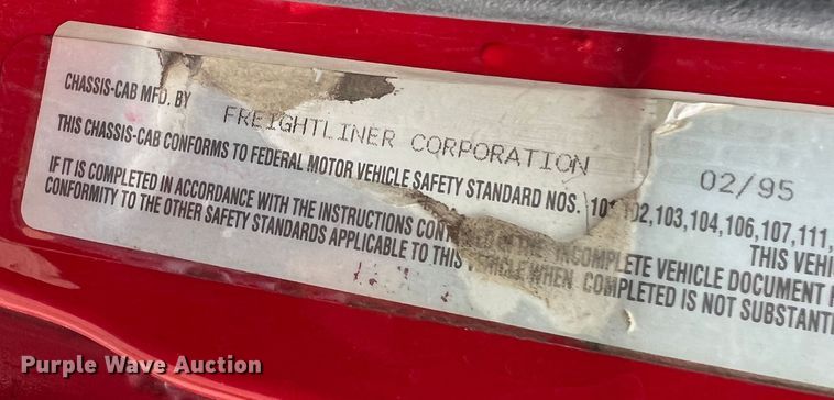 image for item LI9571 1995 Freightliner FL70  pumper fire truck