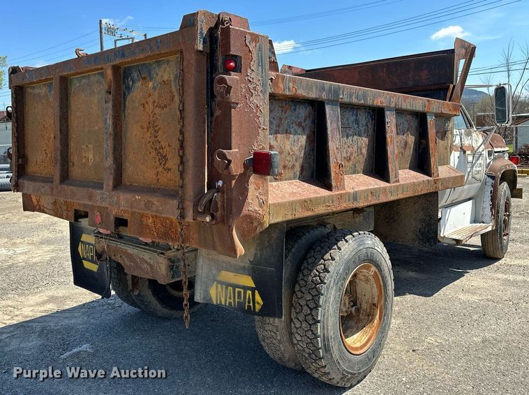 image for item LR9600 1987 Chevrolet C6M  dump truck